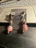 Dangle Glass Design Earrings