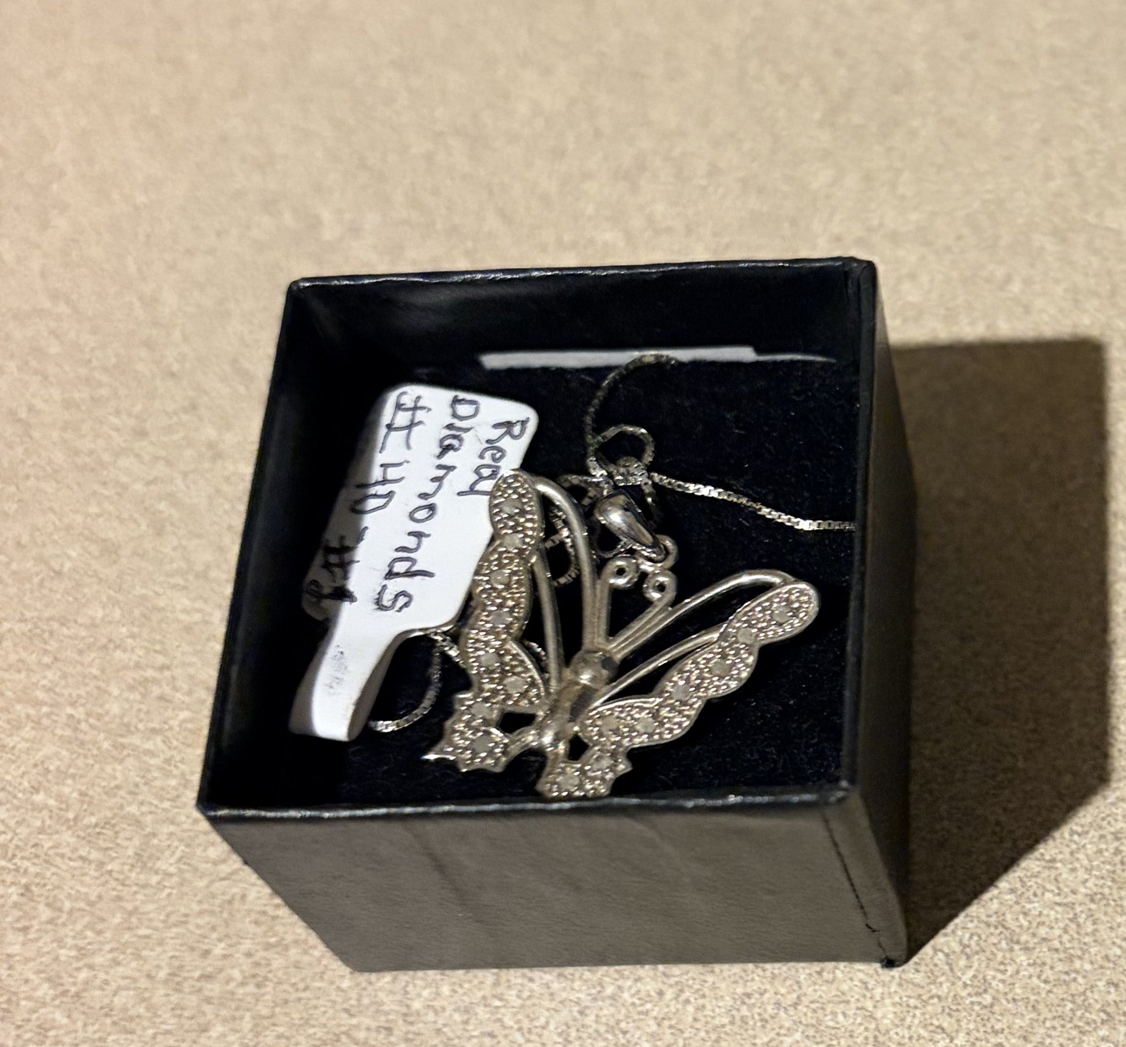 Sterling Silver Butterfly Necklace